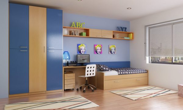 El azul en la decoración de dormitorios – 3P Mobel